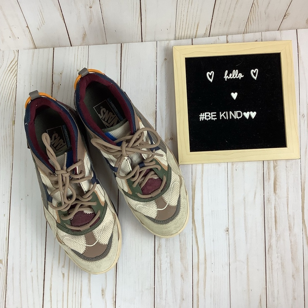 Vans men’s Varix WC multicolor tinsel blk size 10 ultracush lite